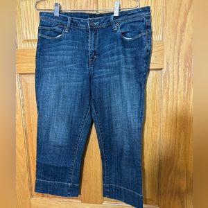 The Limited denim capri pants
